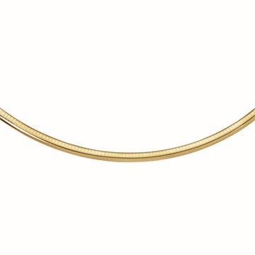 14k Yellow Gold Classic Omega Style Chain (6.00 mm)