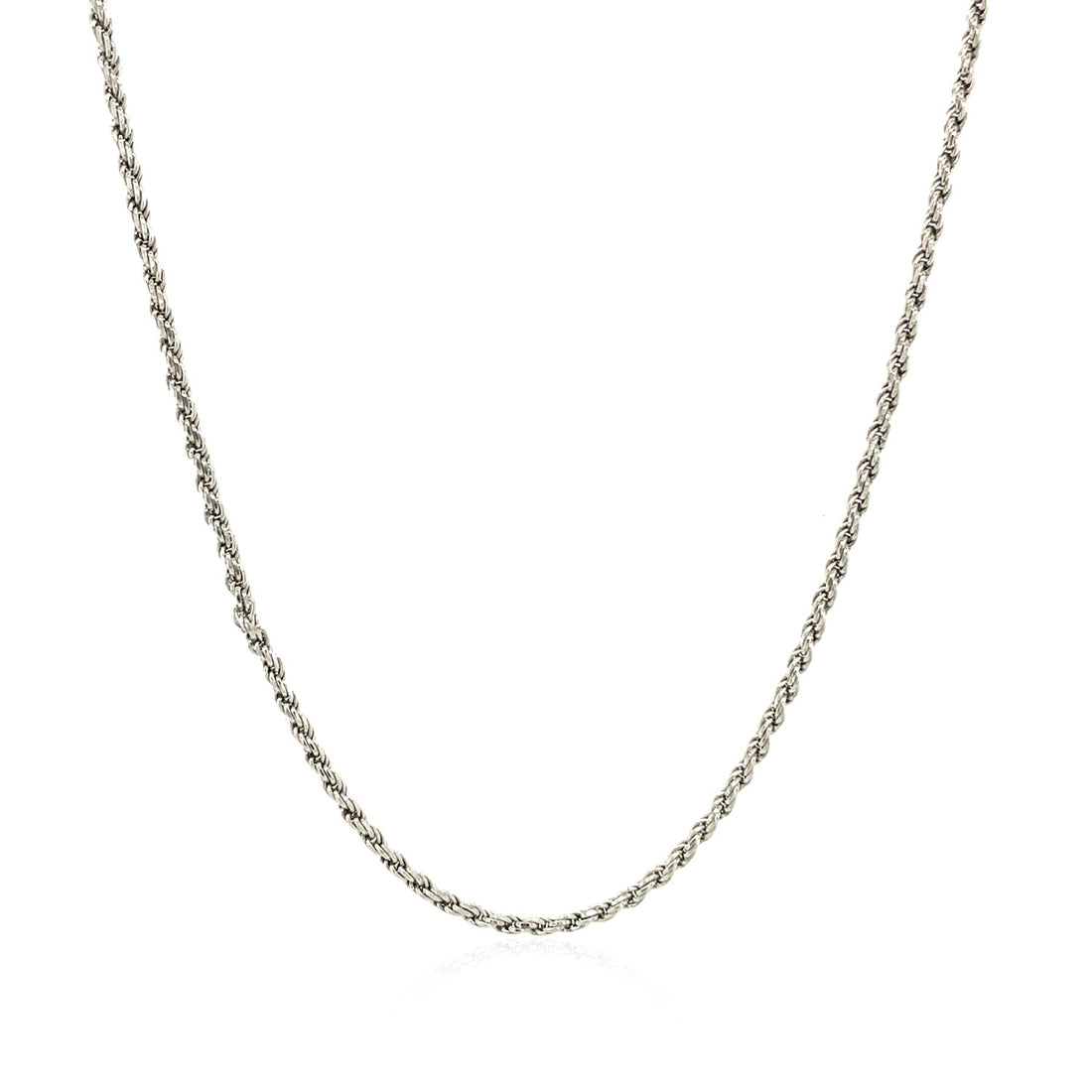 Sterling Silver Diamond Cut Rope Style Chain (1.40 mm)