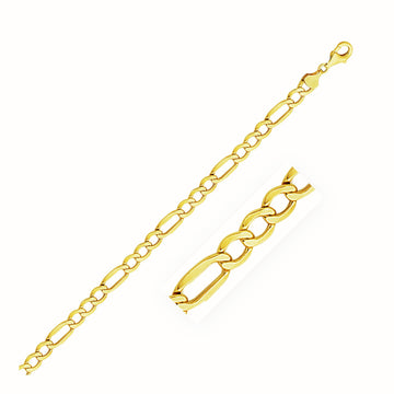 10k Yellow Gold Lite Figaro Chain (5.60 mm)