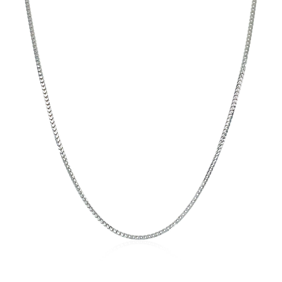 14k White Gold Franco Chain (0.90 mm)