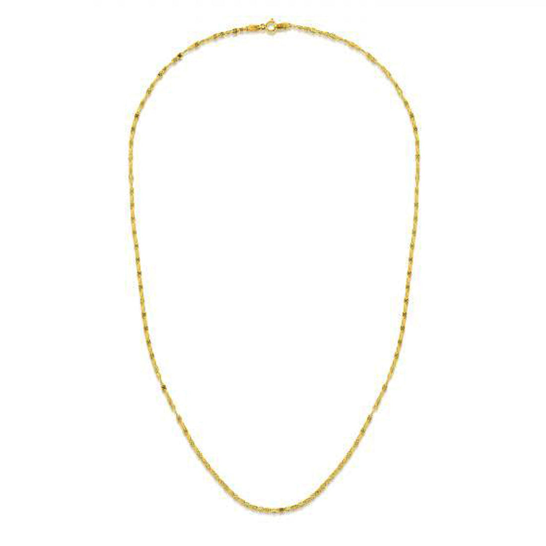 14k Yellow Gold Sparkle Valentino Chain (1.70 mm)