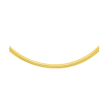 14k Yellow Gold Chain in a Classic Omega Design (4.00 mm)