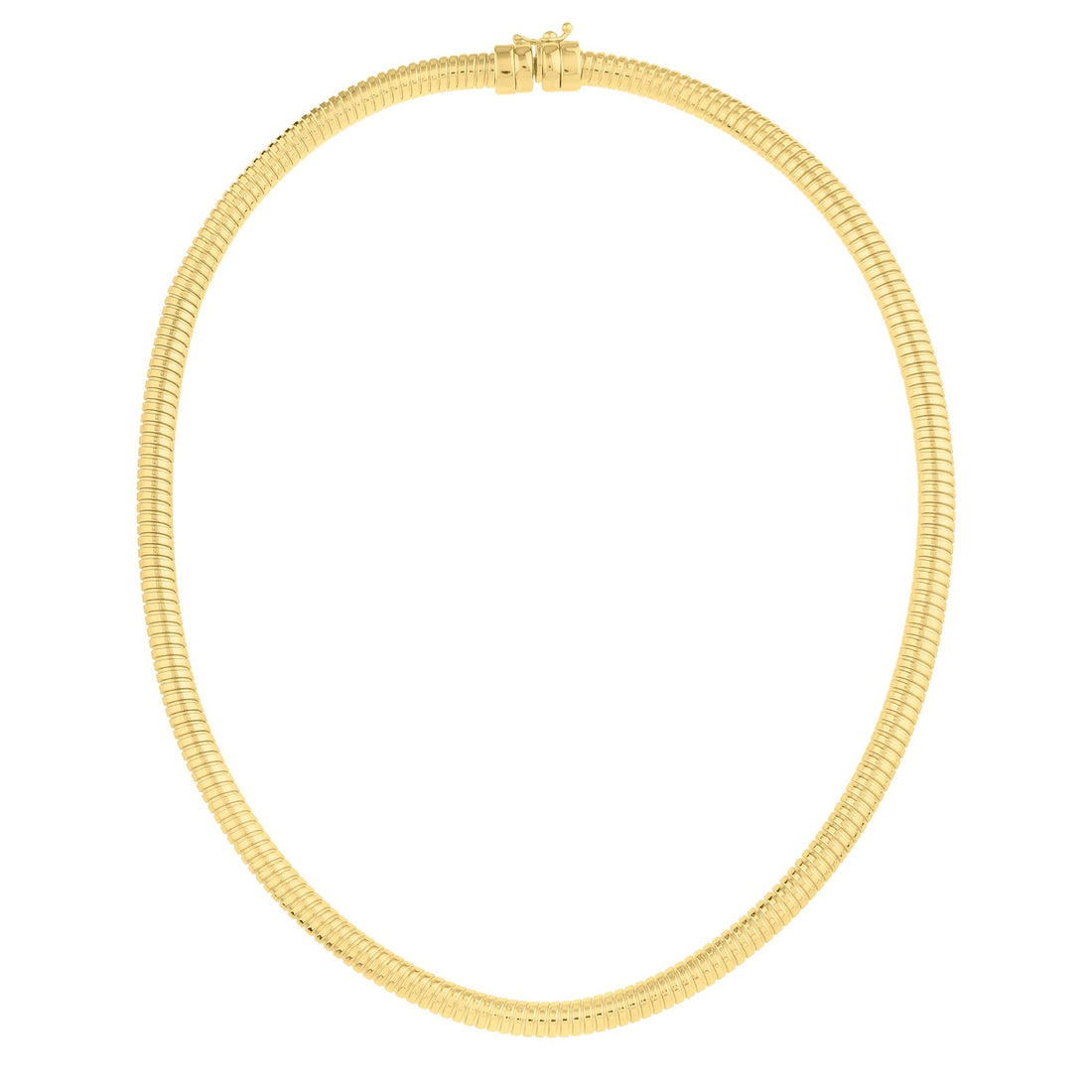 14k Yellow Gold Tubogas Necklace (5.00 mm)