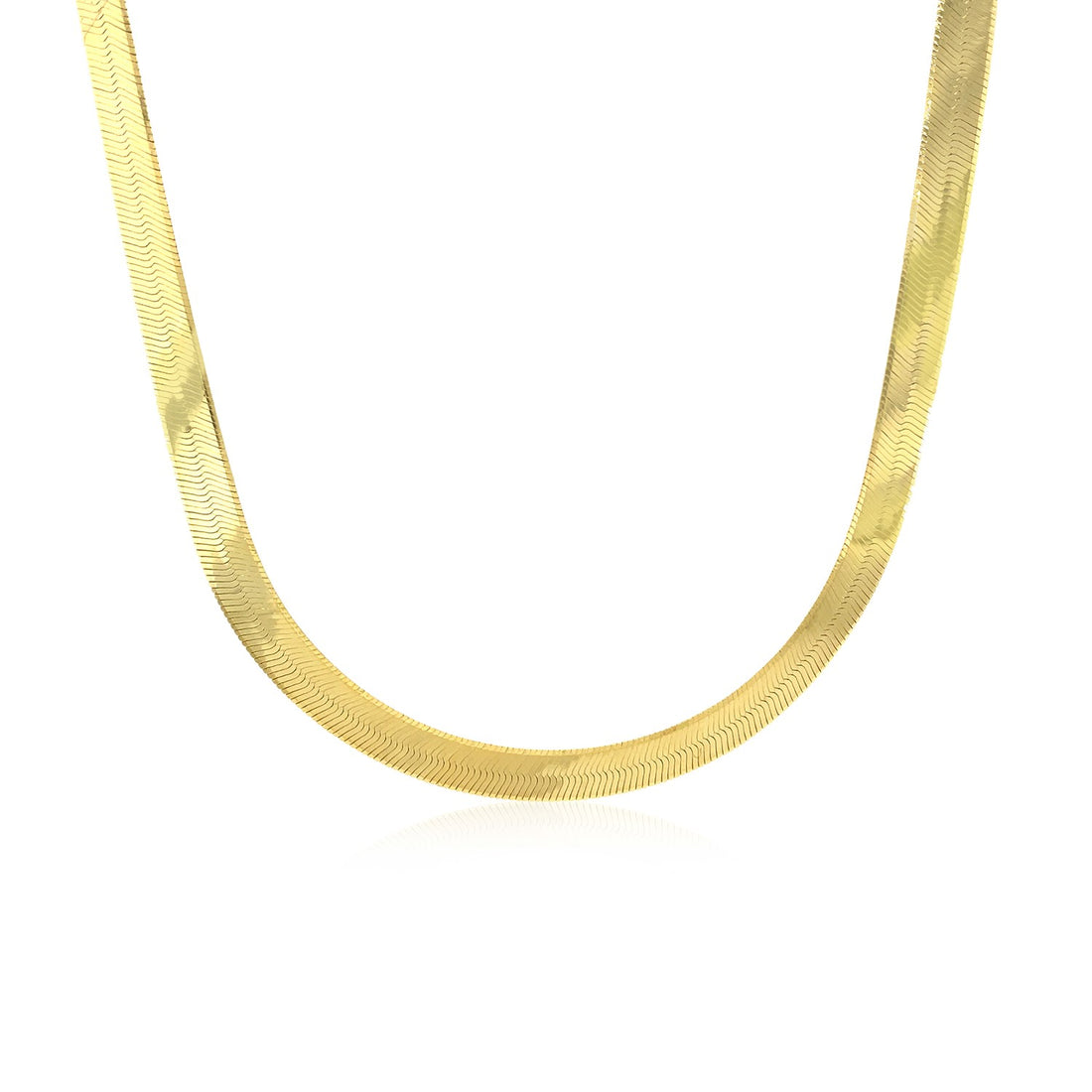 14k Yellow Gold Super Flex Herringbone Chain (6.00 mm)