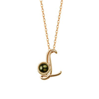 A-Z 26 Letters Custom Projection Necklace 925 Sterling Silver