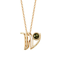 A-Z 26 Letters Custom Projection Necklace 925 Sterling Silver