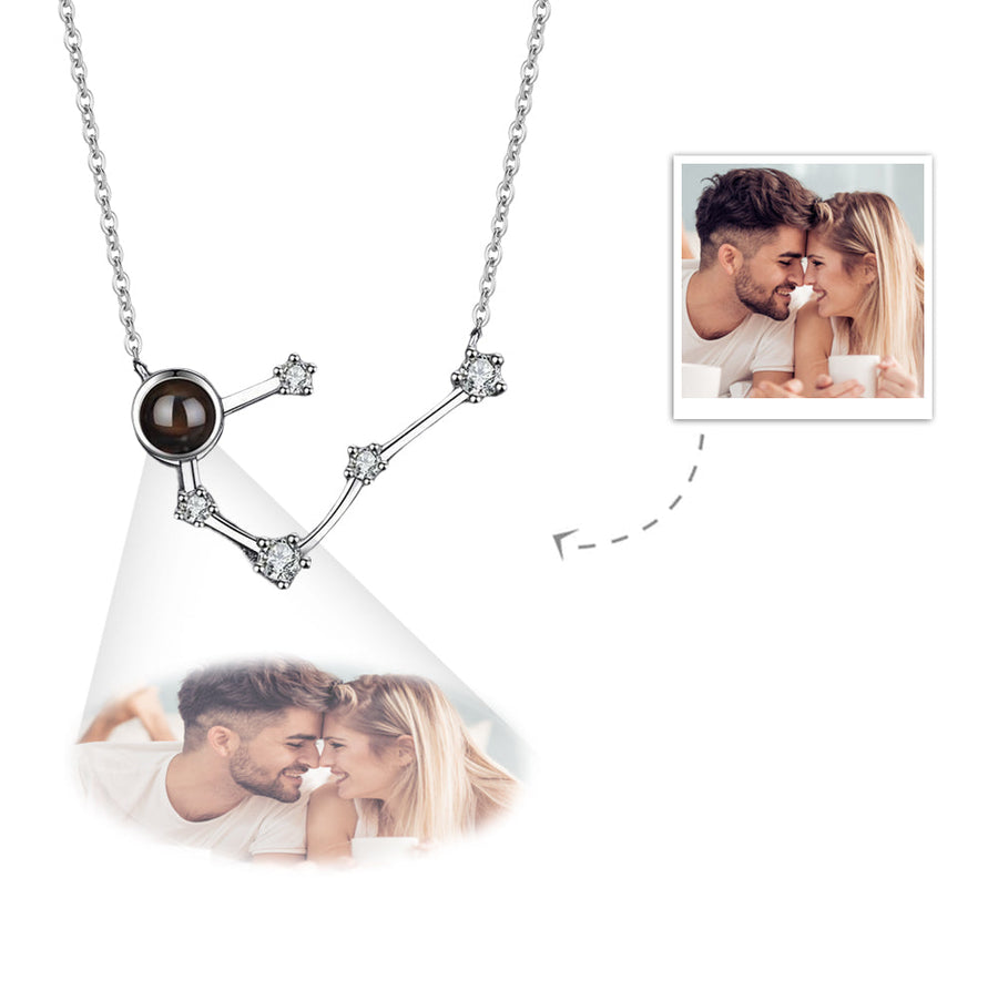 Custom Projection Necklace Constellation Photo Necklace Creative Gift