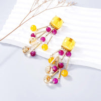 Acrylic Bead Dangle Earrings - Coolpeacock