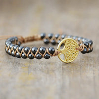 Alloy Natural Stone Braided Bracelet - Coolpeacock