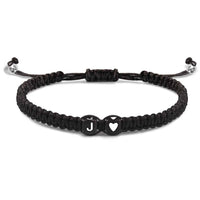 Alphabet Bracelet Heart Shape Braided Explosive Gifts - Coolpeacock