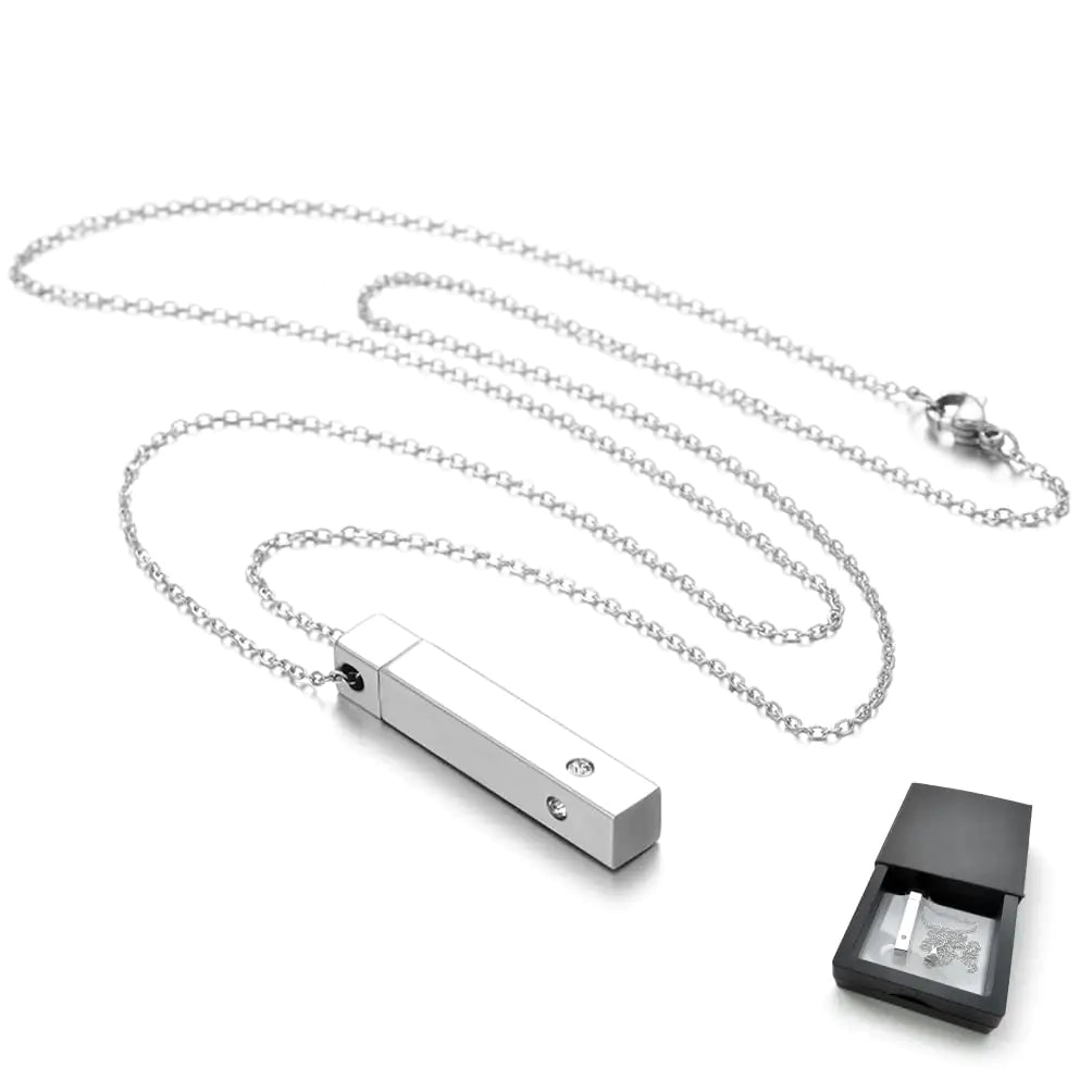 AromaLuxe Stainless Steel Oil Diffuser Necklace - Coolpeacock