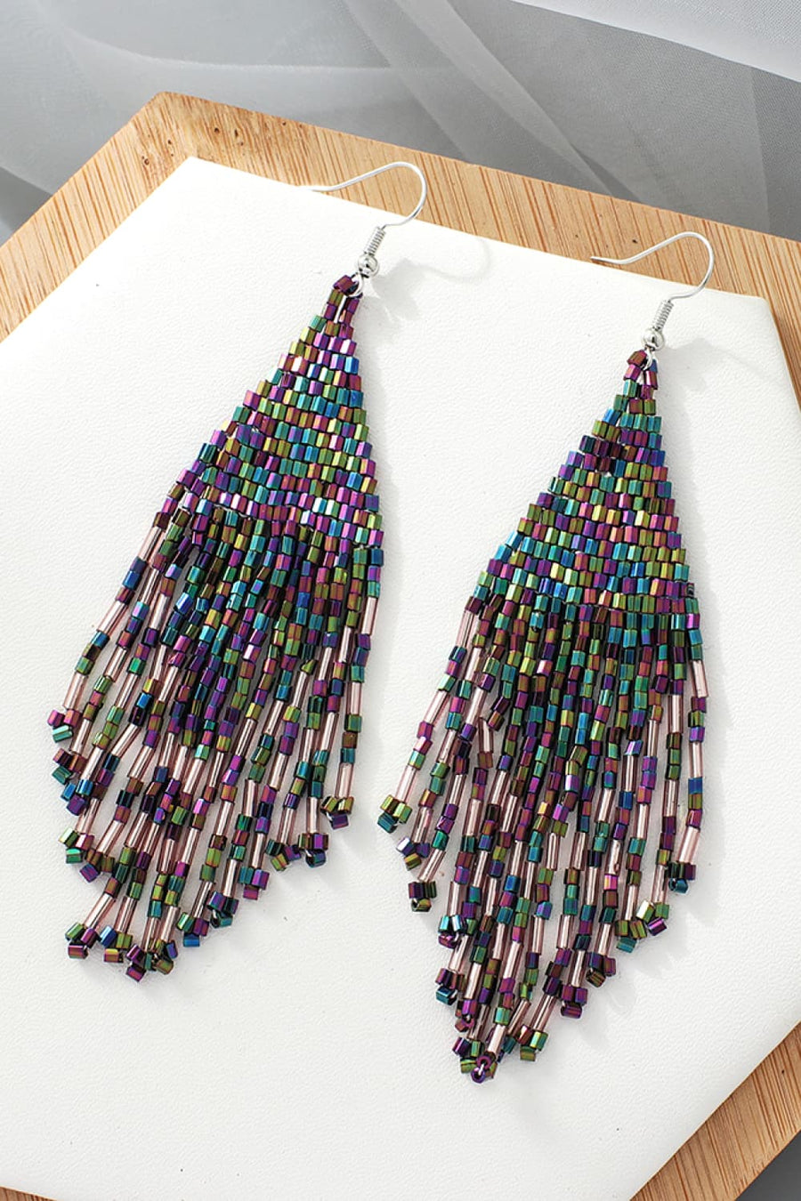 Beaded Dangle Earrings - Coolpeacock