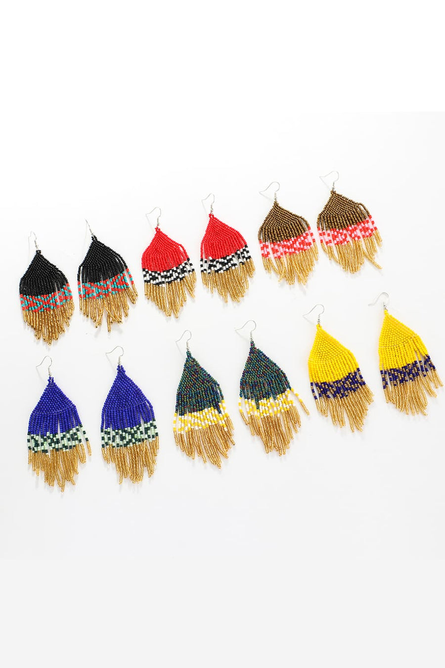 Beaded Dangle Earrings - Coolpeacock