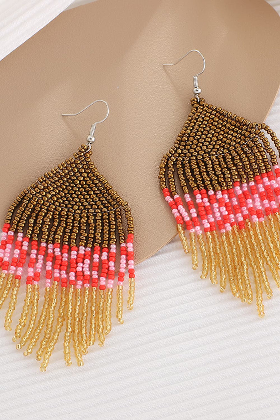 Beaded Dangle Earrings - Coolpeacock