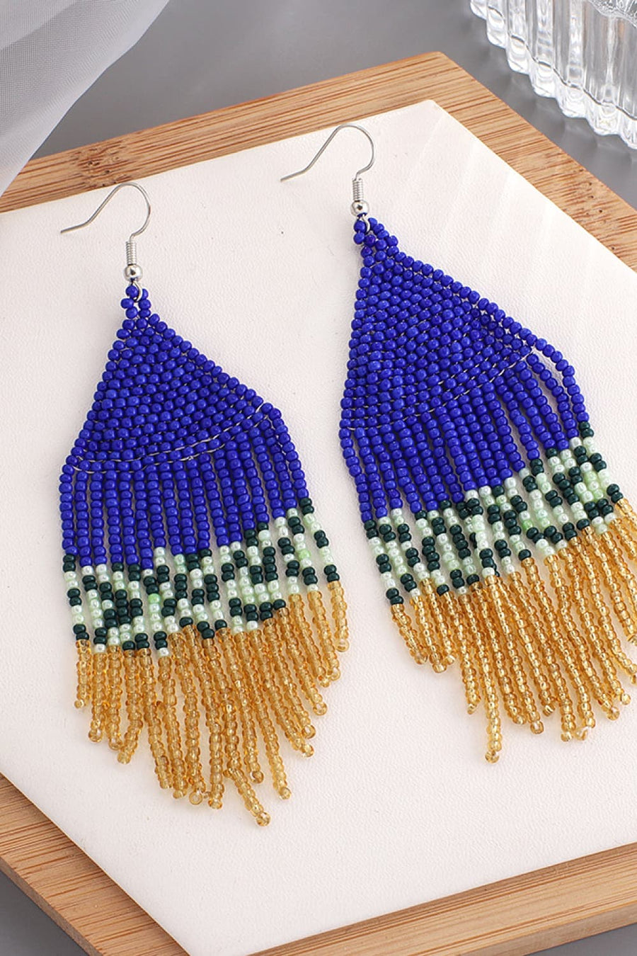 Beaded Dangle Earrings - Coolpeacock