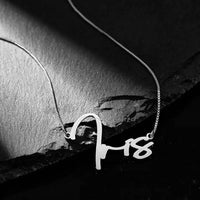 Name Necklace with Box Chain