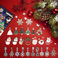 Christmas Advent Calendar Diy Bracelet Box Advent Calendar 24 - Frame Calendar Surprise Bell Box - Coolpeacock