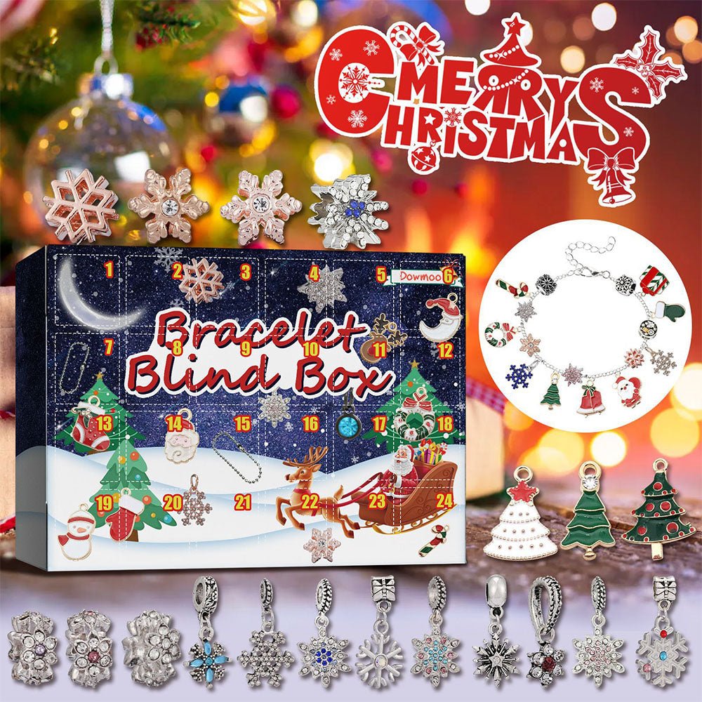 Christmas Advent Calendar Diy Bracelet Box Advent Calendar 24 - Frame Calendar Surprise Bell Box - Coolpeacock