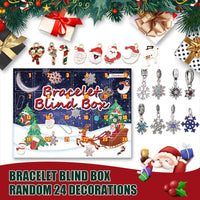 Christmas Advent Calendar Diy Bracelet Box Advent Calendar 24 - Frame Calendar Surprise Bell Box - Coolpeacock
