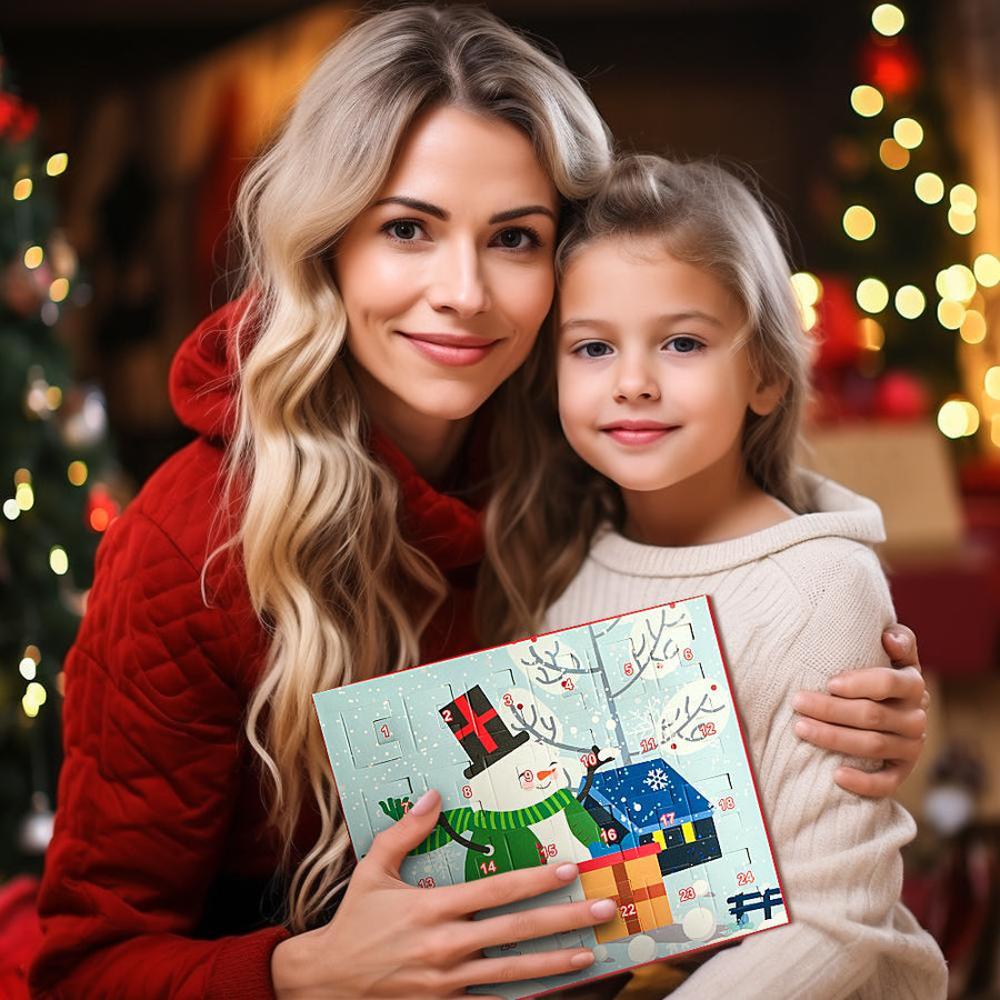 Christmas Charm Surprise Blind Box Charm Bracelet 24 Calendar Countdown Gift Box Bracelet DIY Charms - Coolpeacock