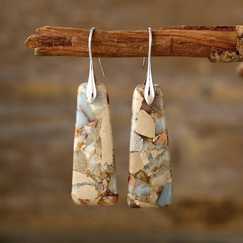 Copper Natural Stone Earrings - Coolpeacock