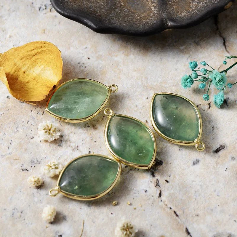 Copper Stone Teardrop Earrings - Coolpeacock