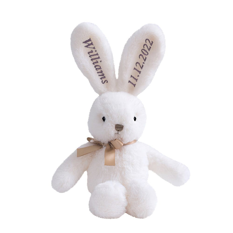 Custom Embroidered Bunny Personalised Long Ears Bunny Rabbit Easter Gift for Baby - Coolpeacock