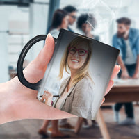 Custom Magic Photo Mug Color Changing Coffee Mug With 2 same Photos - Coolpeacock