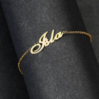 Custom Name Anklet Stainless Steel - Coolpeacock