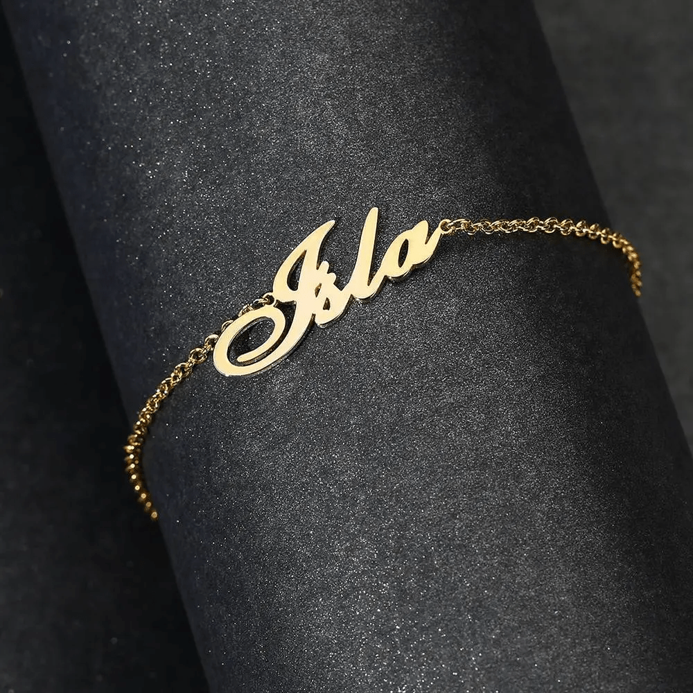 Custom Name Anklet Stainless Steel - Coolpeacock