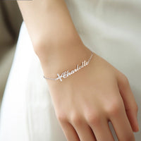Custom Name Cross Bracelet | Personalized Jewelry for Unique Style - Coolpeacock