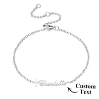 Custom Name Cross Bracelet | Personalized Jewelry for Unique Style - Coolpeacock