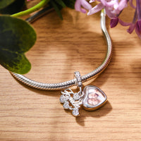 Custom Photo Charm Delicate Heart Creative Gifts for Family - Coolpeacock