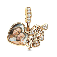 Custom Photo Charm Delicate Heart Creative Gifts for Family - Coolpeacock