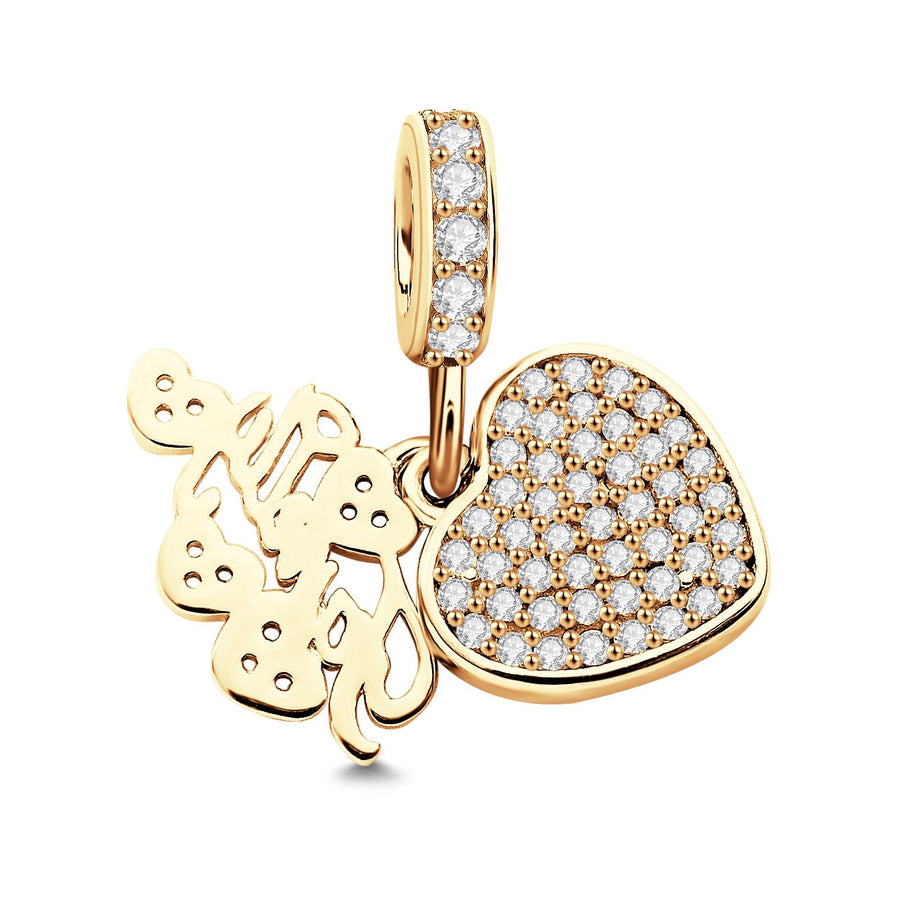 Custom Photo Charm Delicate Heart Creative Gifts for Family - Coolpeacock