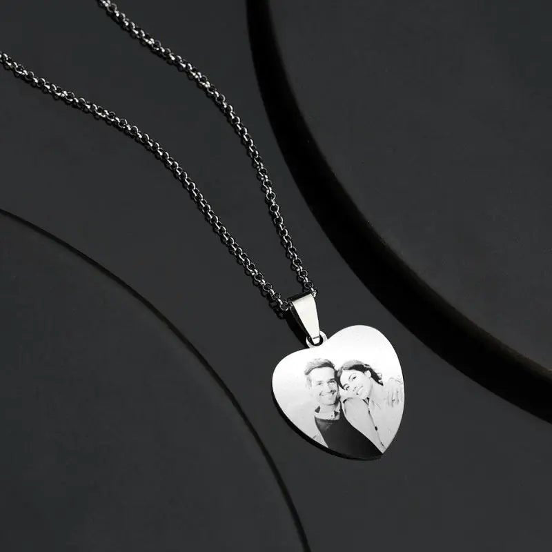 Custom Photo Charm Necklace - Coolpeacock