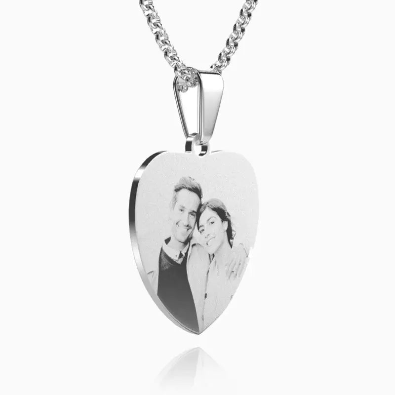 Custom Photo Charm Necklace - Coolpeacock