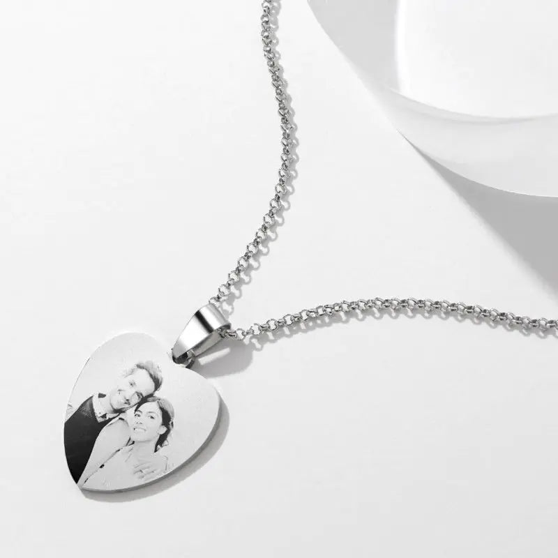 Custom Photo Charm Necklace - Coolpeacock