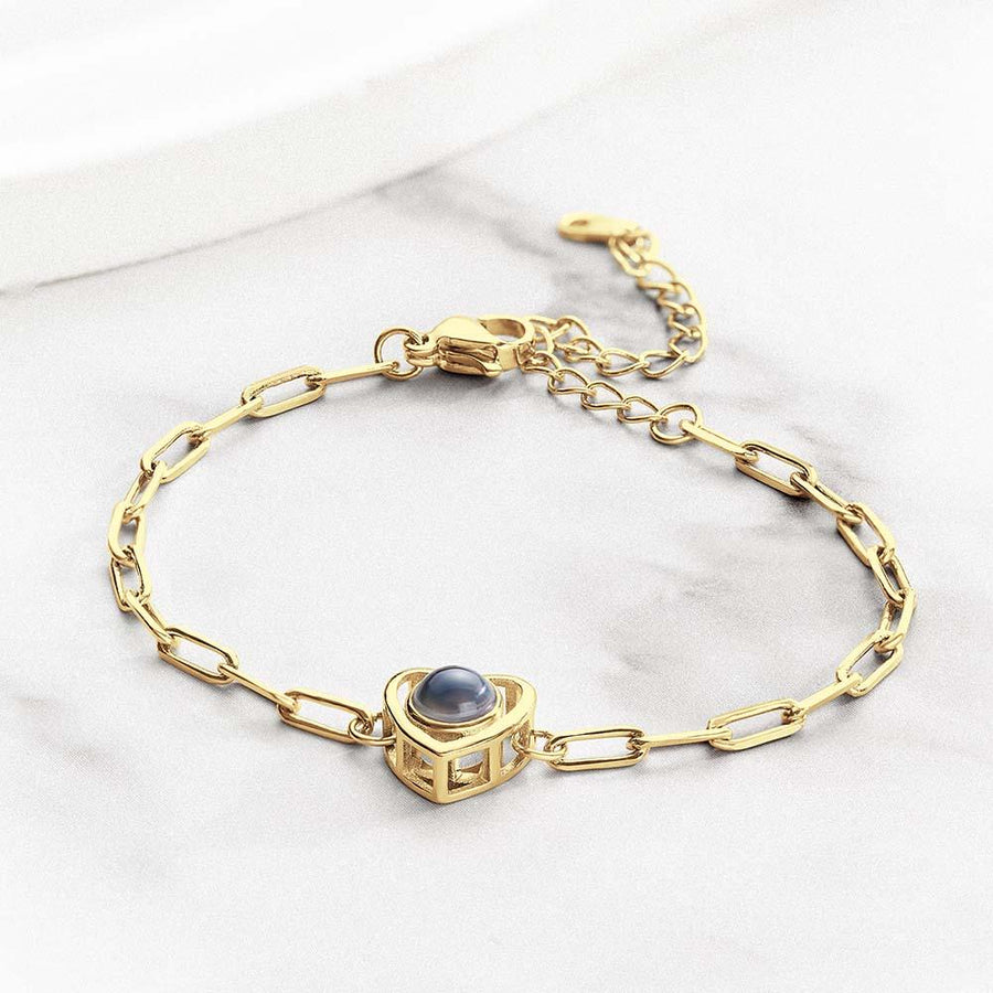 Custom Photo Projection Bracelet Gift for Special Person - Coolpeacock