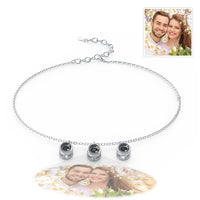 Custom Photo Projection Bracelet Minimalist Gift Memorial Photo Jewelry Trendy Best Friend Gift for Her - Coolpeacock