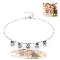 Custom Photo Projection Bracelet Minimalist Gift Memorial Photo Jewelry Trendy Best Friend Gift for Her - Coolpeacock