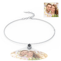 Custom Photo Projection Bracelet Minimalist Gift Memorial Photo Jewelry Trendy Best Friend Gift for Her - Coolpeacock