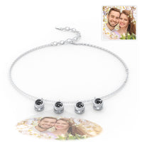 Custom Photo Projection Bracelet Minimalist Gift Memorial Photo Jewelry Trendy Best Friend Gift for Her - Coolpeacock