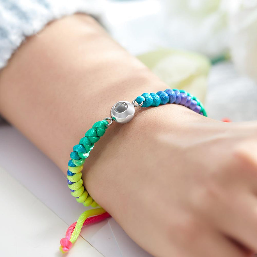 Custom Photo Projection Bracelet Simple Design Trend Gifts - Coolpeacock