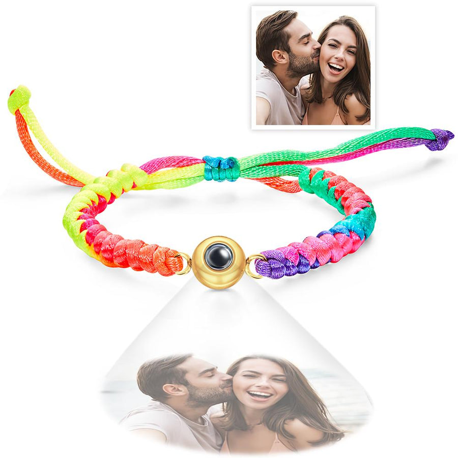 Custom Photo Projection Bracelet Simple Design Trend Gifts - Coolpeacock