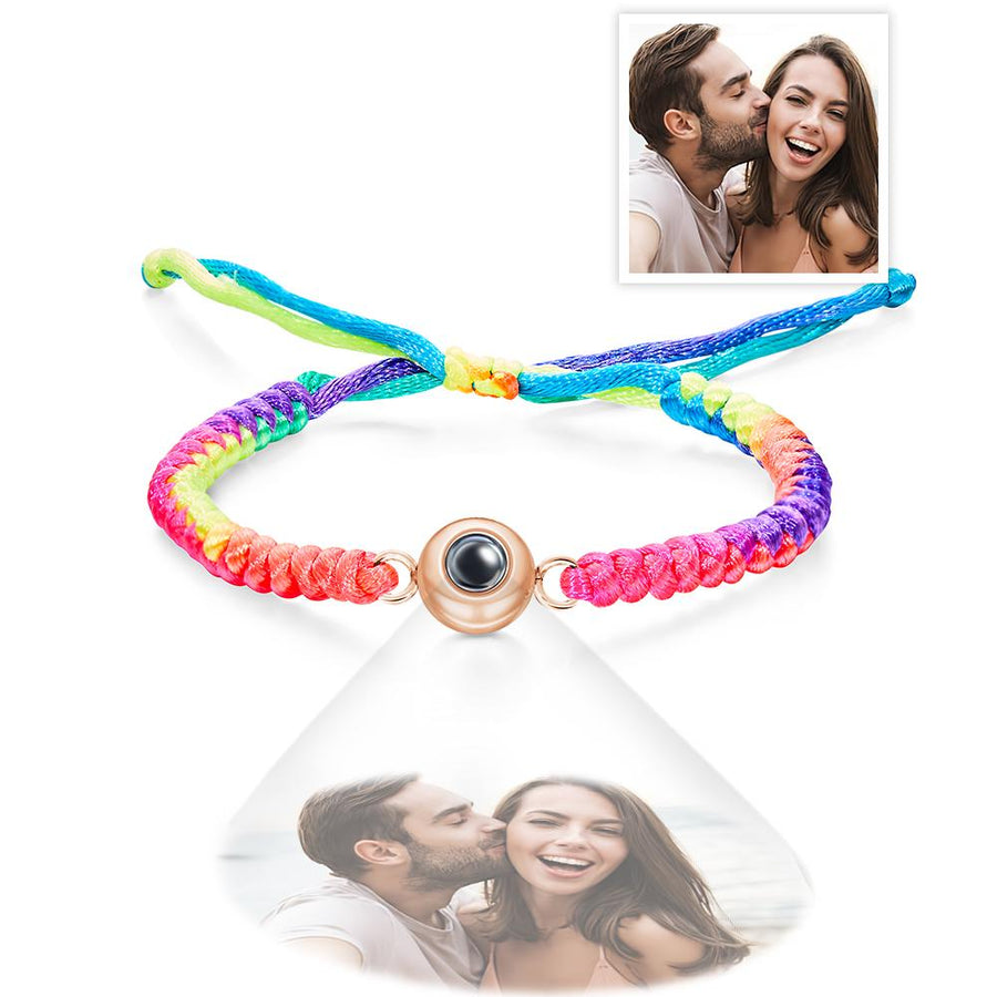 Custom Photo Projection Bracelet Simple Design Trend Gifts - Coolpeacock