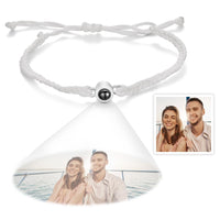 Custom Projection Bracelet Simple Woven Couple Bracelet - Coolpeacock