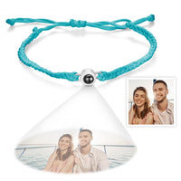Custom Projection Bracelet Simple Woven Couple Bracelet - Coolpeacock