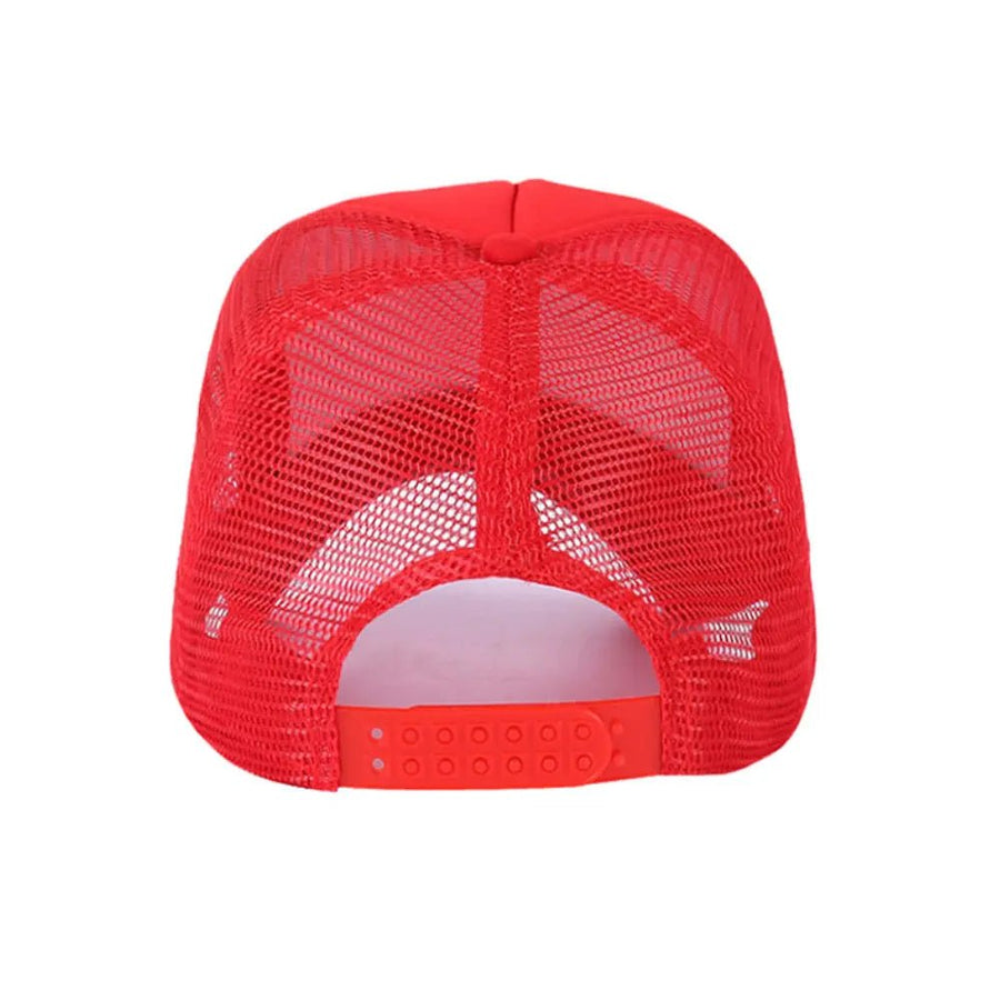 Custom Puff Print Trucker Hat Personalized Glow - in - the - dark Foam Trucker Caps for Adult Back to School Gift - Coolpeacock