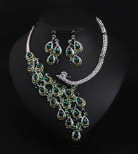 Elegant Peacock Bridal Jewelry Set - Coolpeacock
